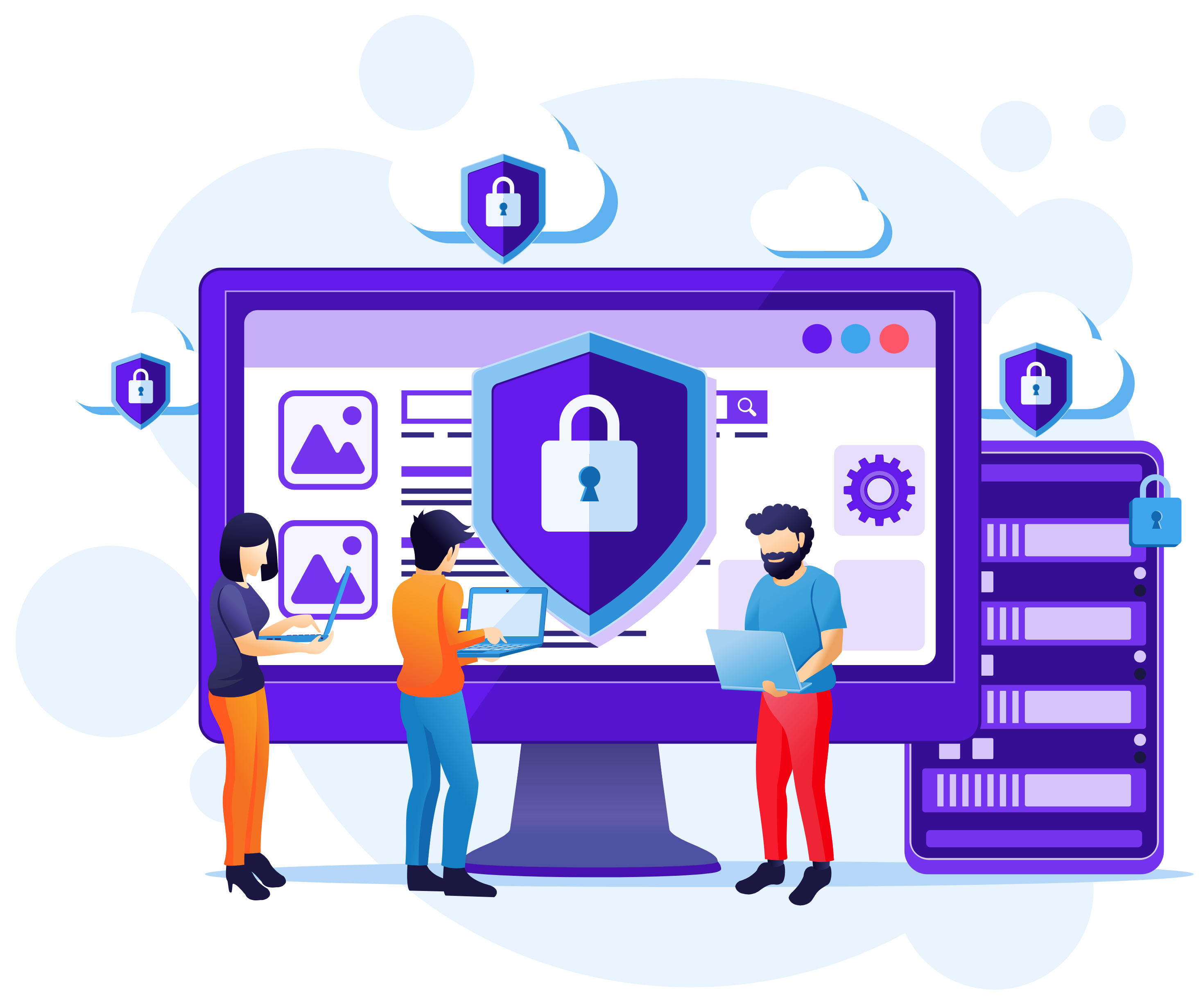 Cybersecurity process visualization